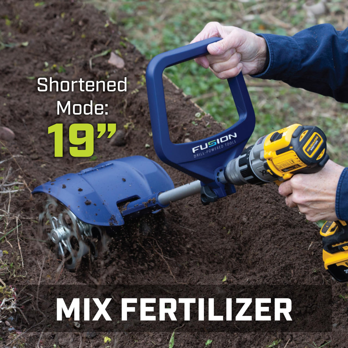 Raised bed use with adjustable width on the Fusion Cultivator