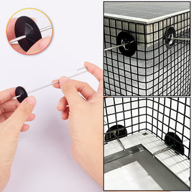 FUTRPOW black PVC coated washers resist rust and wear in outdoor conditions