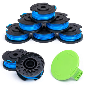 Future Way 8-pack weed eater spools with 16 ft each for quick yard trimming