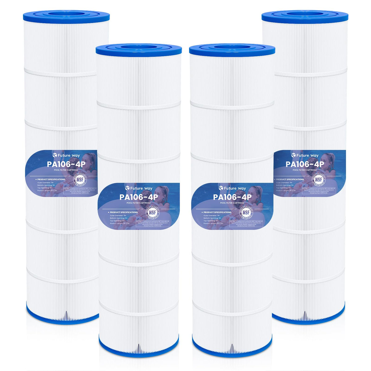 Future Way C4030 packaging front view for easy pool maintenance replacement