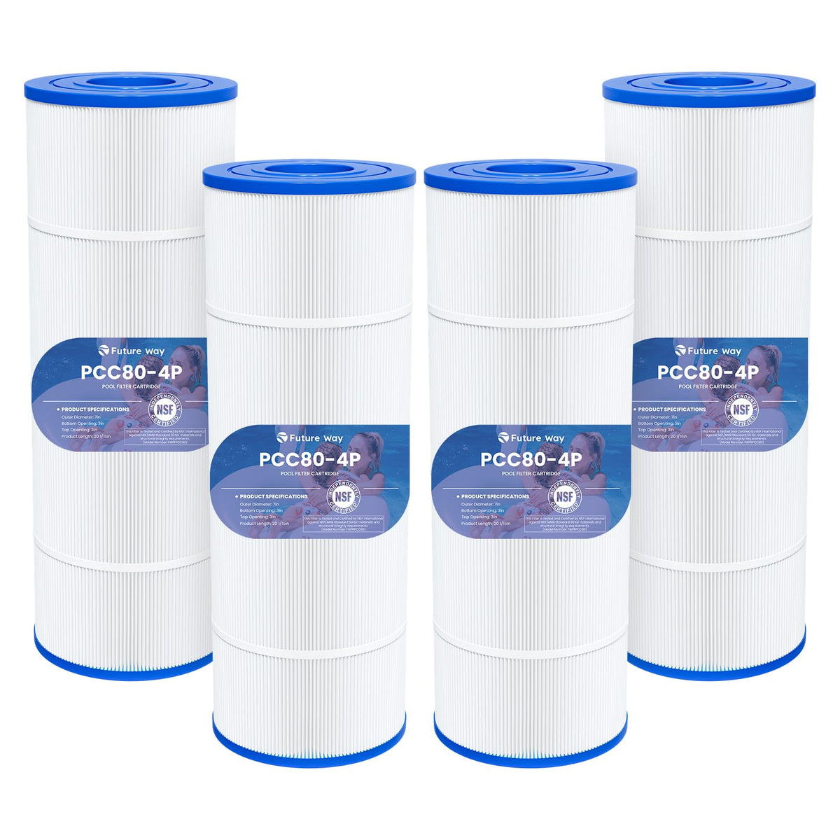 Future Way CCP320 cartridge box compatible with Pentair filters for easy pool maintenance