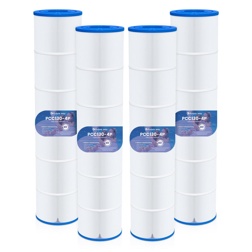 Future Way CCP520 4-pack replacement cartridges for reliable pool filtration.