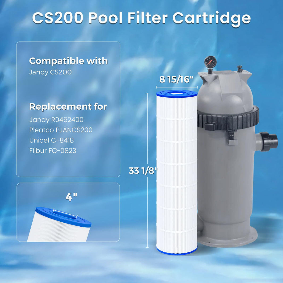 Future Way CS200 compatible with Jandy CS200 for flexible replacement options.