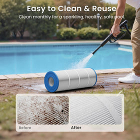 Economical maintenance option reduces water waste and replacement frequency.