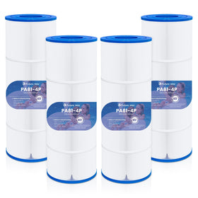 Future Way four-pack C3030 filter cartridges ready for easy Hayward replacement.
