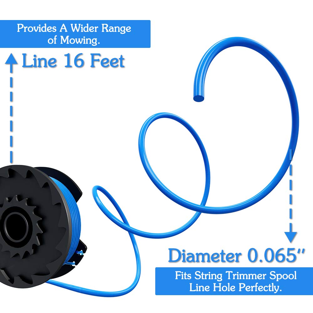 Future Way nylon line 0.080 inch close-up highlighting durability