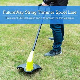 Future Way 11 feet twisted line per spool supports efficient yard work
