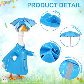 FuWeave goose clothes complete set blue outfit boosts curb appeal.