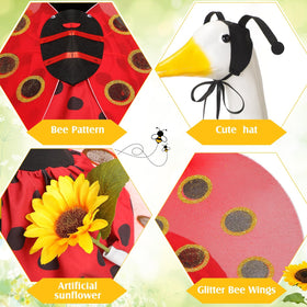 23-inch size fit demonstrates easy dressing for standard lawn geese.
