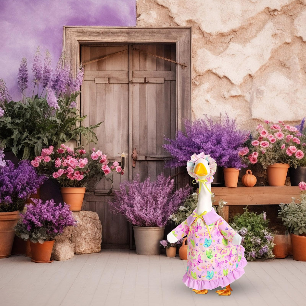 FuWeave goose costume serves as versatile prop for photos and festive occasions.