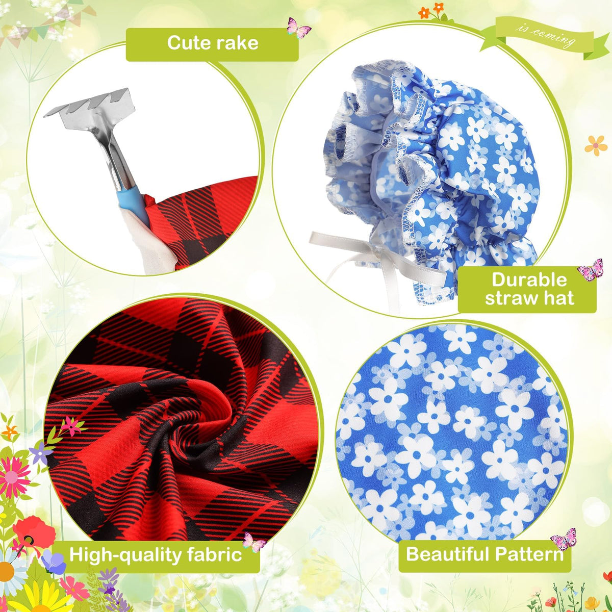 FuWeave two hats complete the look for celebrations in your garden.