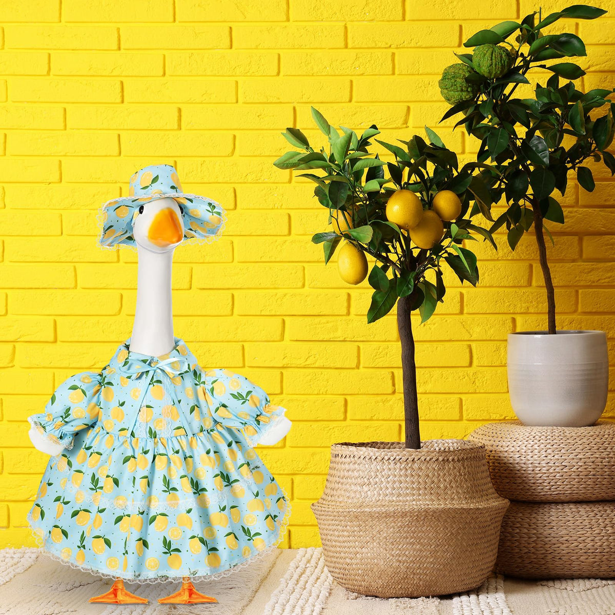 FuWeave lemon outfit suitable for garden parties and tea party vibes.