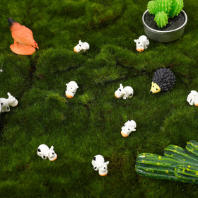 Fuyamp table decor cow figurine adds whimsy to shelves