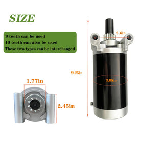 FUYEAR Kohler starter compatibility for KT715 KT745 and Courage Twin engines