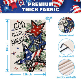 FUYUCHEN flag for yard or porch adds durable patriotic decor.