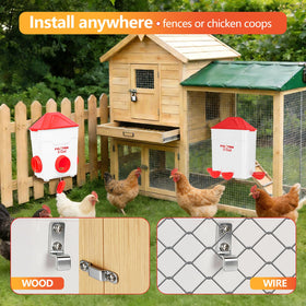 Fvlotrik durable PP material designed for outdoor poultry use