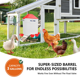 Fvlotrik hose connection offers garden hose compatibility for flexibility.