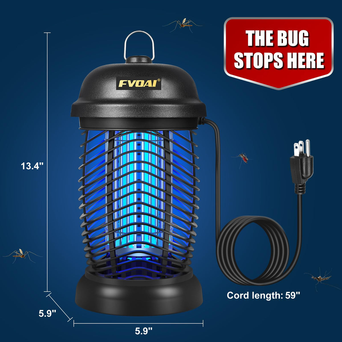 FVOAI Bug Zapper Outdoor rugged ABS plastic for outdoor use