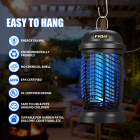 FVOAI Bug Zapper Outdoor cleaning brush included for maintenance