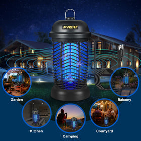 FVOAI Bug Zapper Outdoor night operation in outdoor space