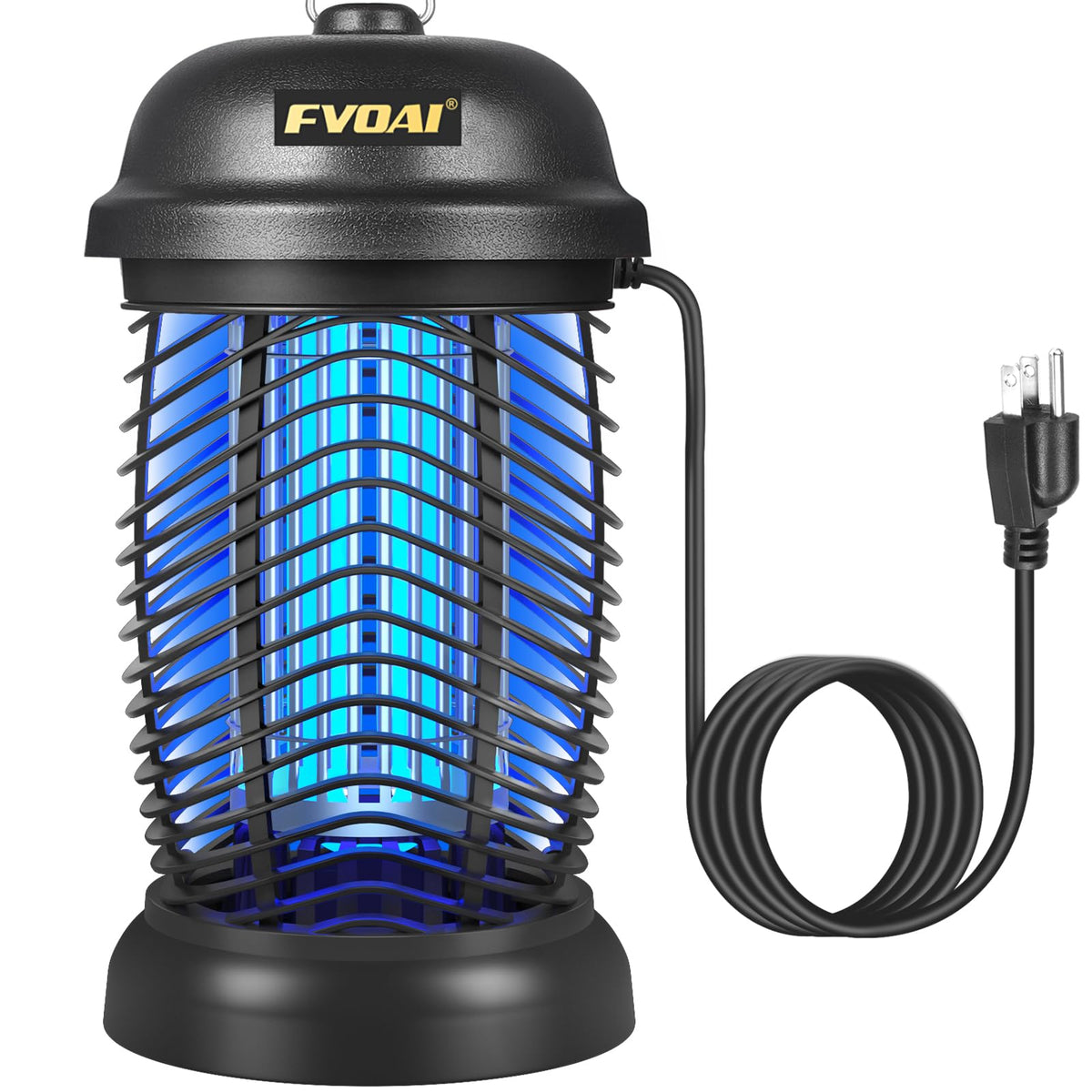FVOAI Bug Zapper Outdoor front view showcasing durable design for quick pest control