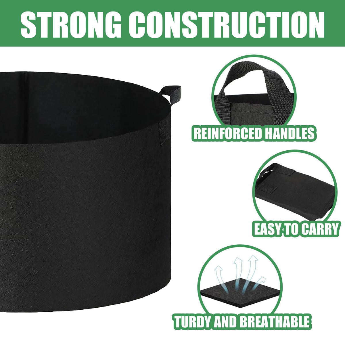 FVOTNW breathable nonwoven fabric promotes air flow for healthy root development