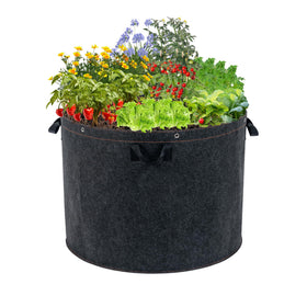 FVOTNW 50-gallon grow bag showing large capacity for vegetables and shrubs