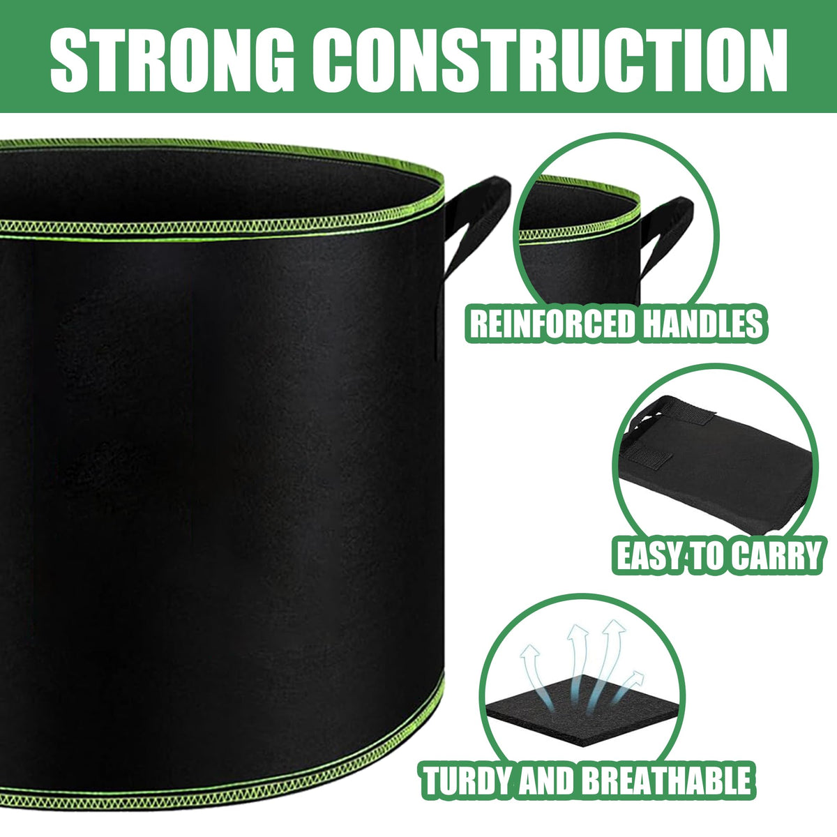 FVOTNW breathable-aeration promotes healthy root systems by improving drainage and preventing overwatering.