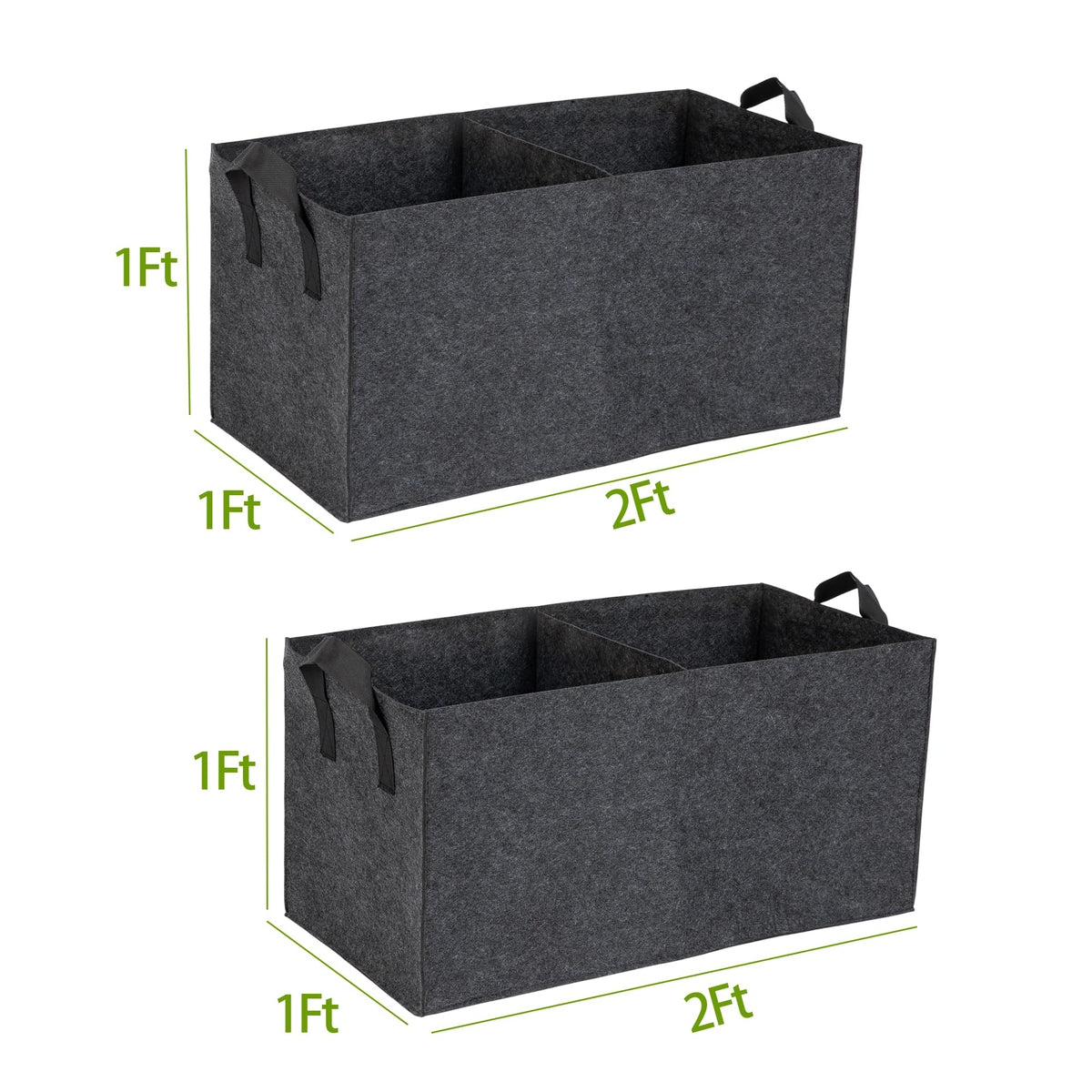 FVOTNW breathable felt fabric enhances air circulation to support healthy roots.