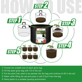 FVOTNW versatile pots for vegetables, flowers, and shrubs.