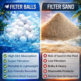 Fwxdbwyl 3.1 lbs pack of filter balls designed for efficient filtration.