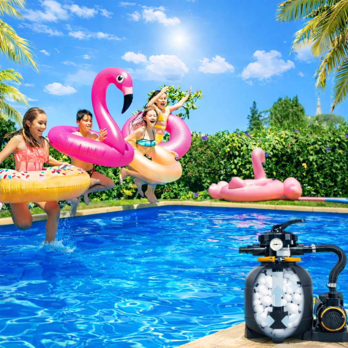 Fwxdbwyl sand filter alternative offering clear water with less clogging.