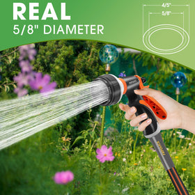 FXFOUCS all-weather hose stays flexible through temperature changes.
