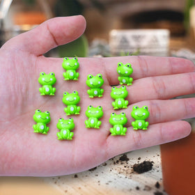 FXMHEHBB tiny frogs for fairy garden displays add whimsy and color