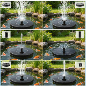 FYDGTPI solar fountain starts in around three seconds under sunlight