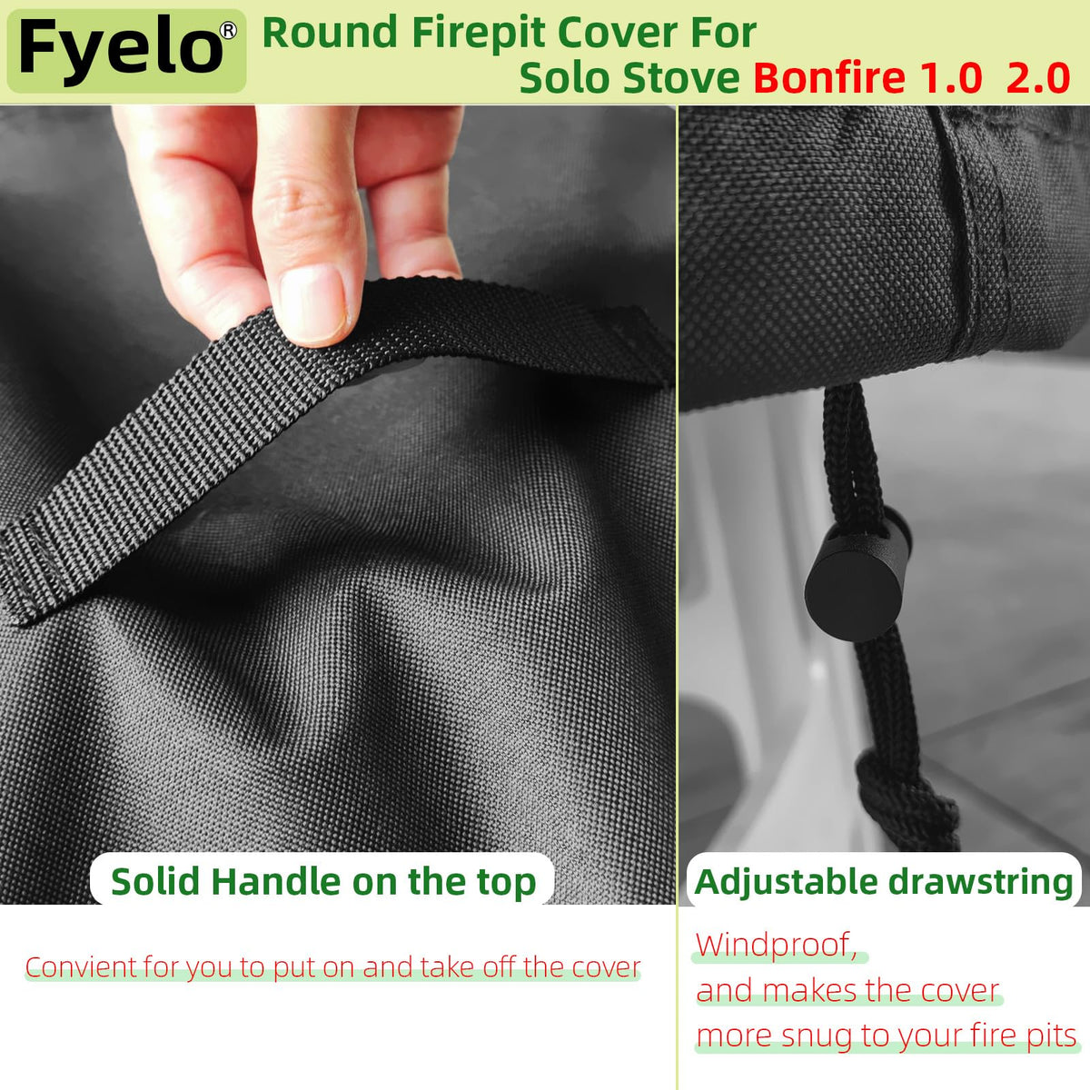 Fyelo PVC inner lining stays smooth and won’t scratch pits.