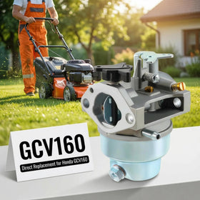 FYIYI GCV160 spark plug close-up for reliable ignition and smooth starts.
