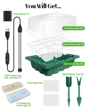 FYLXURO transplant tool and labels help organize the seedling journey.
