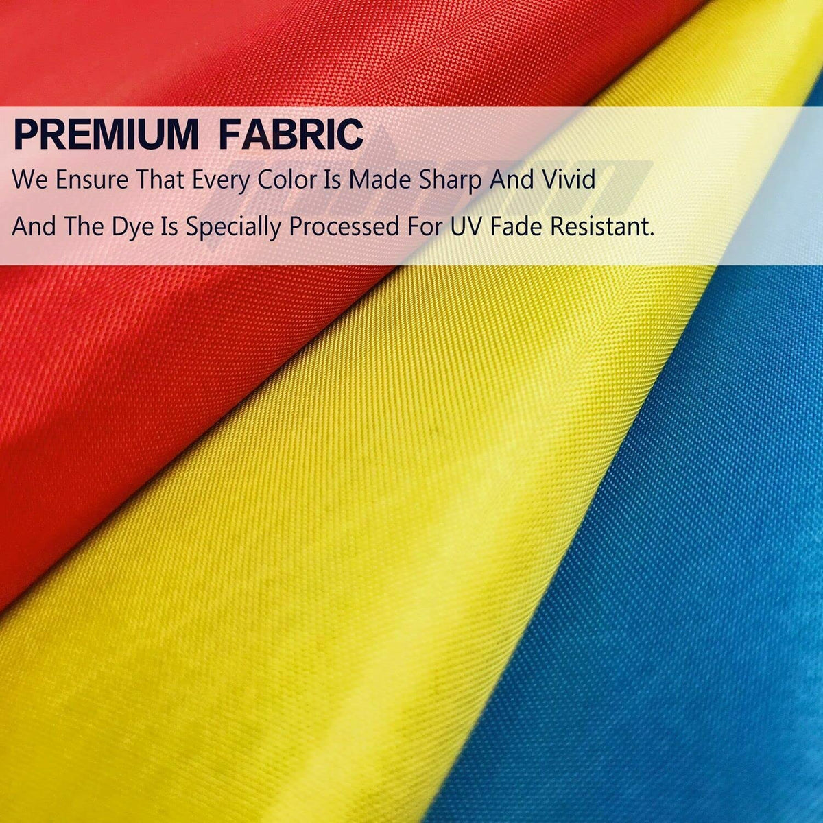Fyon SeaBees flag UV protected fabric resists fading in sun
