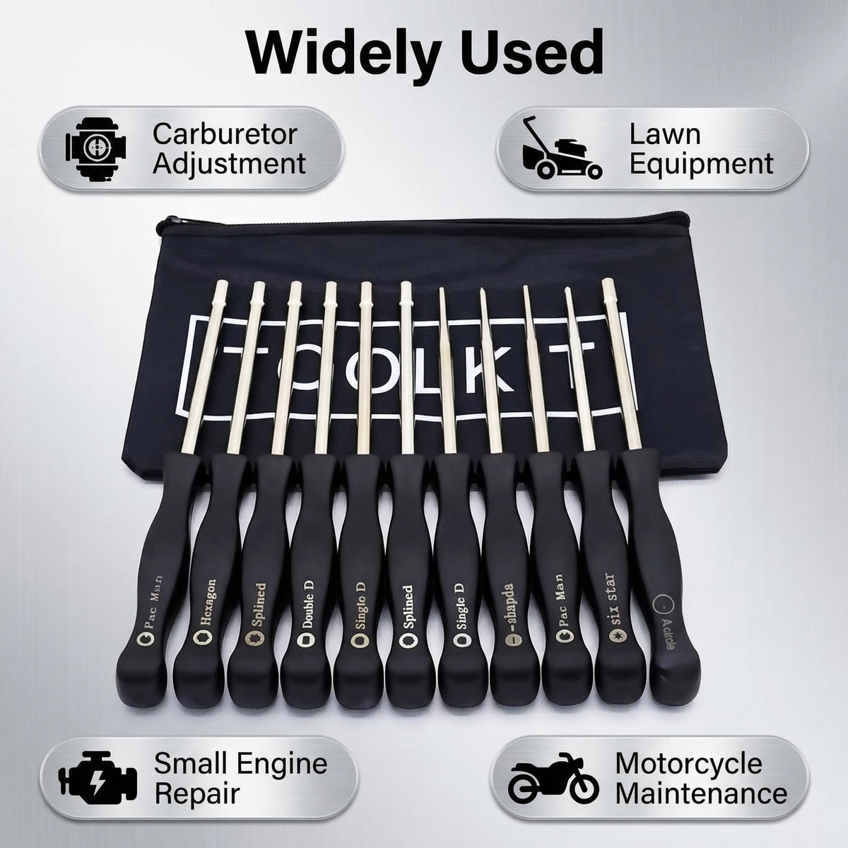 FYSHIQING double-D tool for dual-jet carb adjustments.