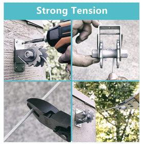 FZENeast screw bolts and expansion anchors simplify deck and wall mounting.
