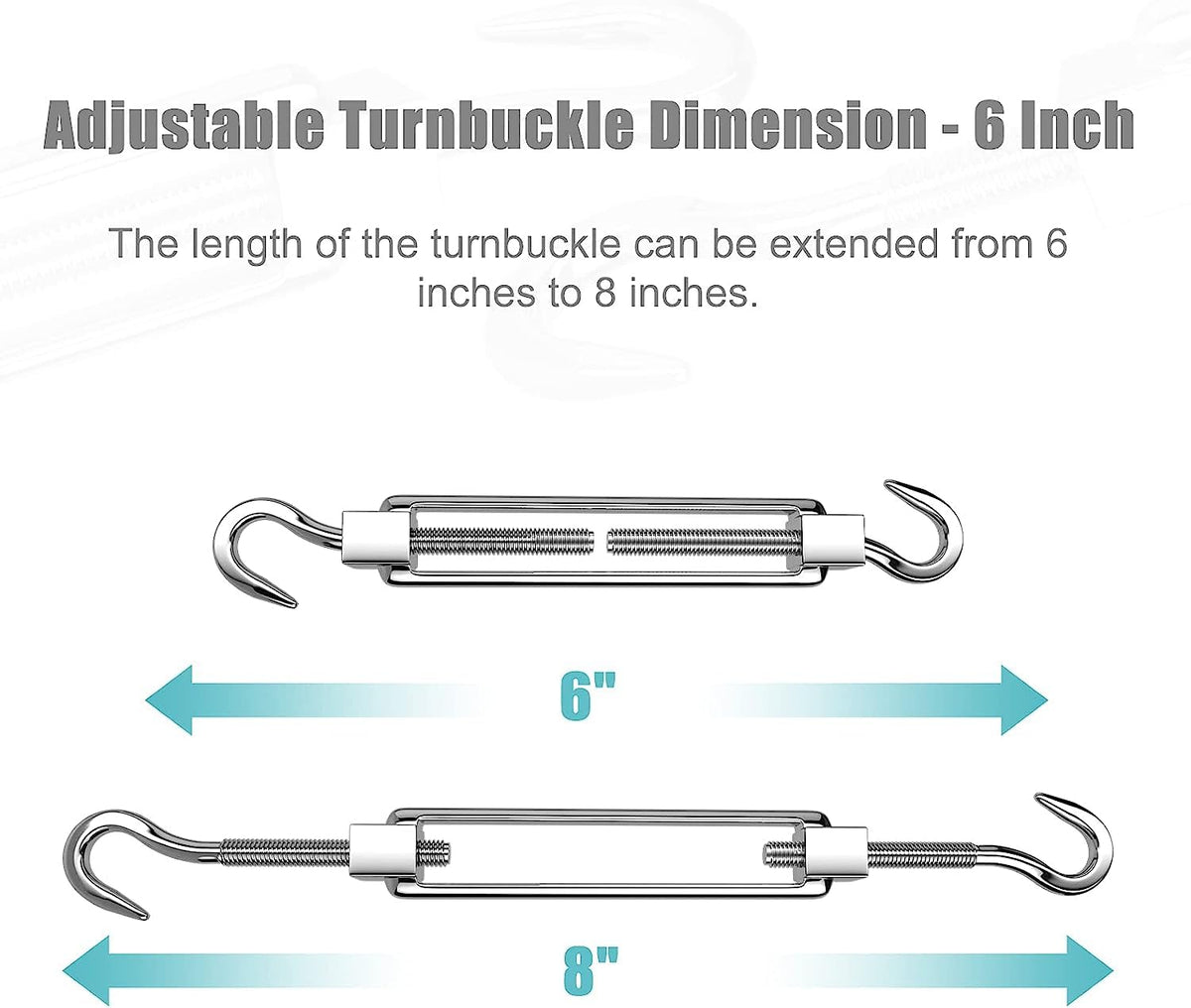 FZENeast snap hooks connect sails quickly for reliable tensioning.