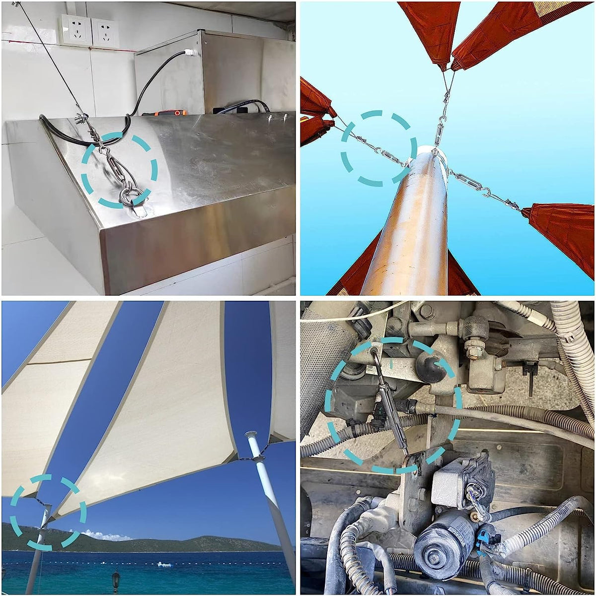 FZENeast weather-resistant components resist rust for long outdoor use.