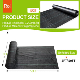 FZHENGDELI balcony use prevents soil leakage and weeds in pots and racks.