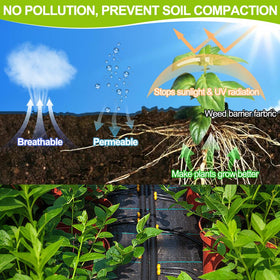 FZHENGDELI moisture-permeable fabric in action supports soil moisture and air flow.