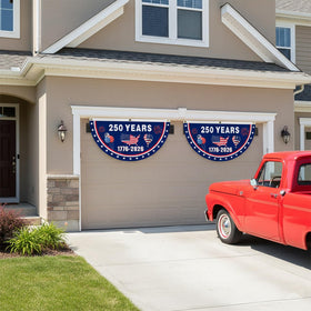 Fzkaly one-sided flag for quick sag-free patriotic decor.