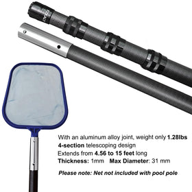 Fzkaly rustproof carbon fiber pole resists rust and discoloration
