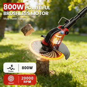 FzzboFlow adjustable head improves reach and angles during trimming.