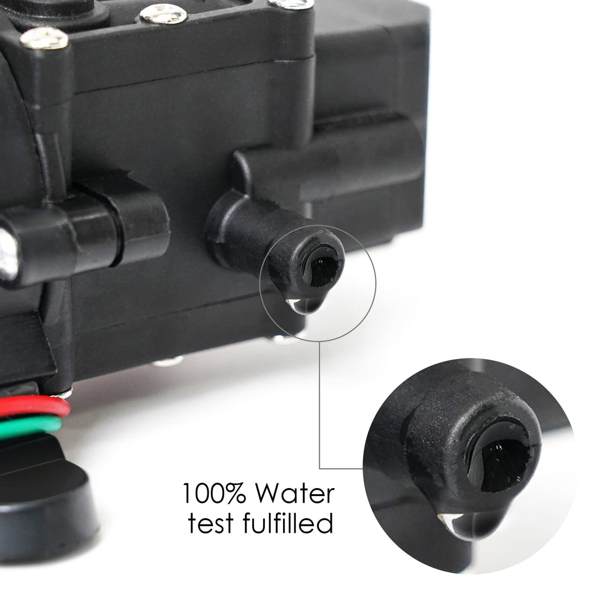 G Ganen 12V pump in use on a boat demonstrates versatile water solution.