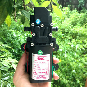 G Ganen 12V DC pump packaging confirms complete kit readiness.